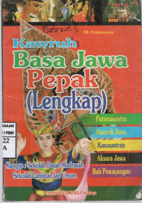 Image of Kawruh Basa Jawa Pepak (Lengkap)